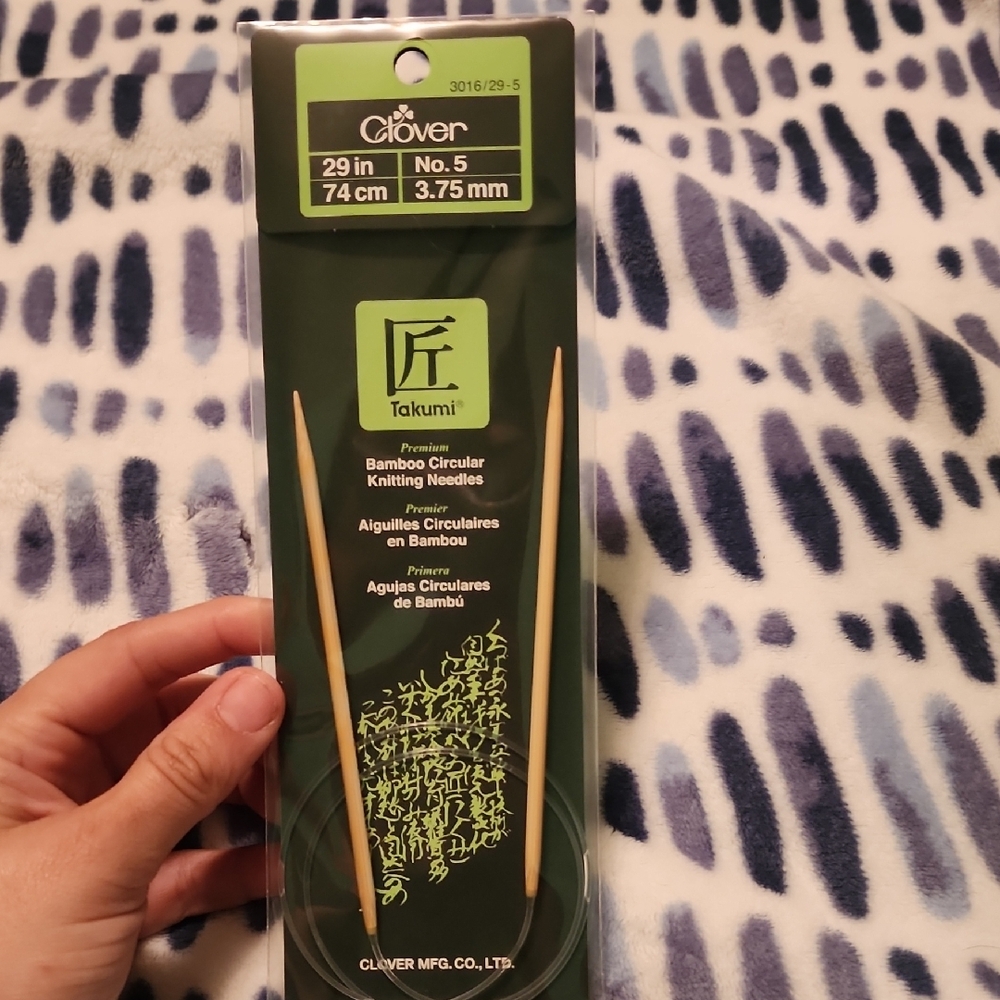 Love Takumi Bamboo Circular Knitting Needles - No.5